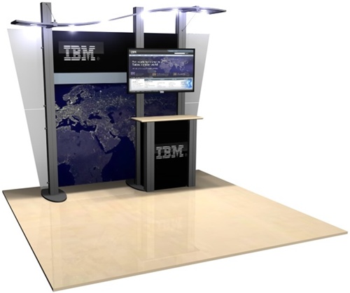 tradeshow booth displays. Trade Show Display IBM
