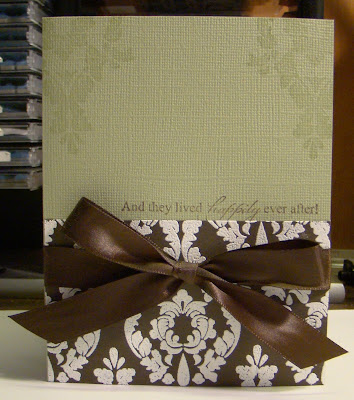 I wanted to match the wedding invitation as closely as possible by the way 