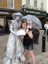 Me and a statue person in Covent Garden