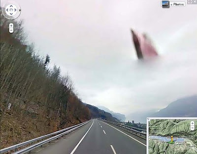 God in Google Street View in Switzerland