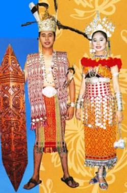 Pakaian Tradisional Pelbagai Kaum Di Malaysia Pakaian Masyarakat Etnik Sarawak