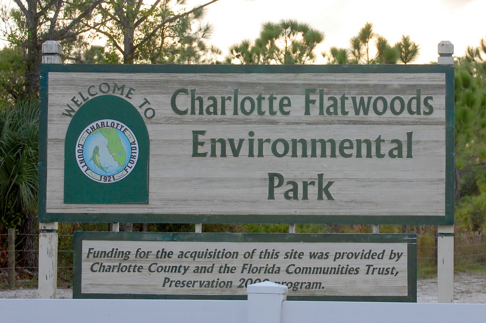 Field Notes and Photos Charlotte Flatwoods Environmental Park
