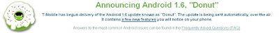 Tmobile release Android 1.6 To G1 and my Touch 3G