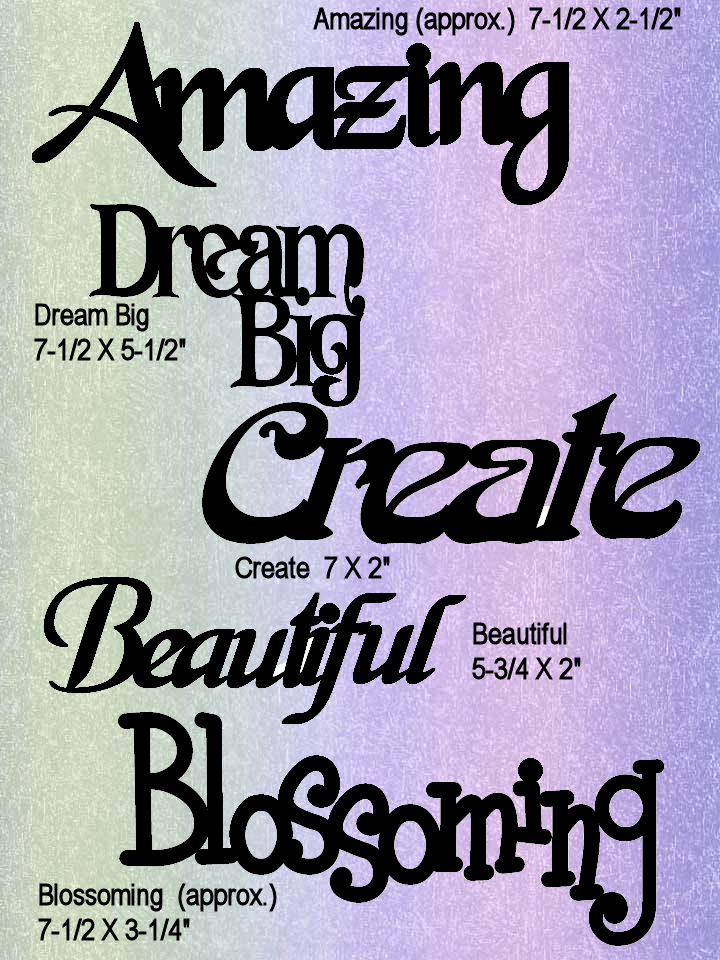 D'Classique Scrapbooking Words