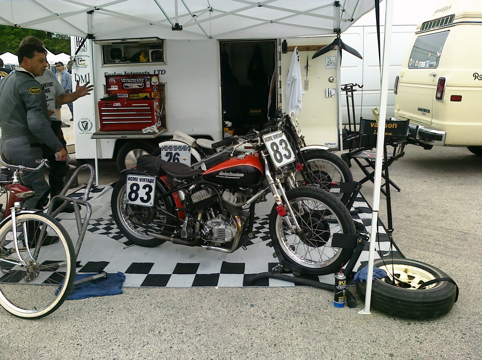 Vintage Race Motorcycle