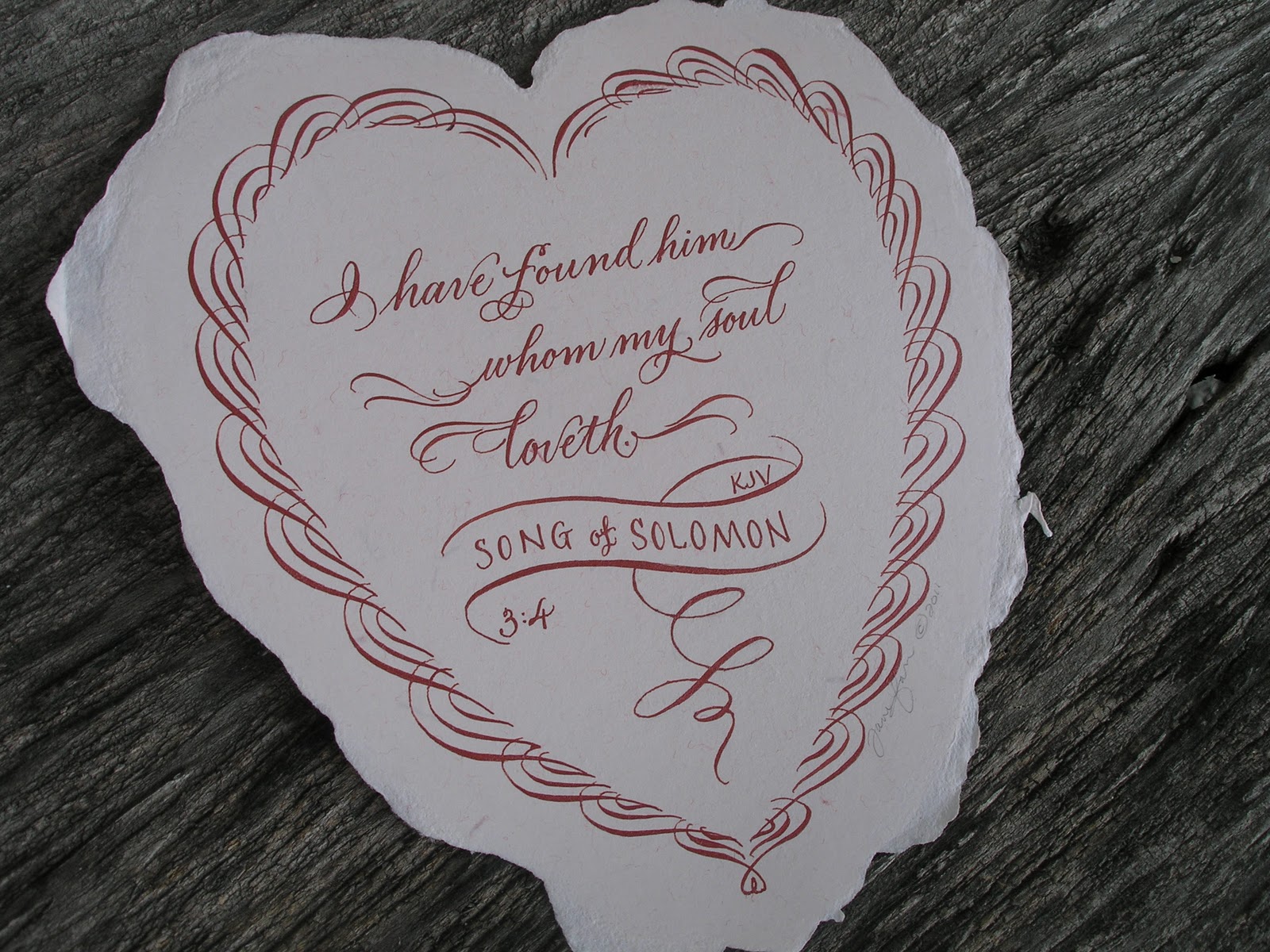 A Place To Flourish Calligraphy Valentine Cards Flourish Friday