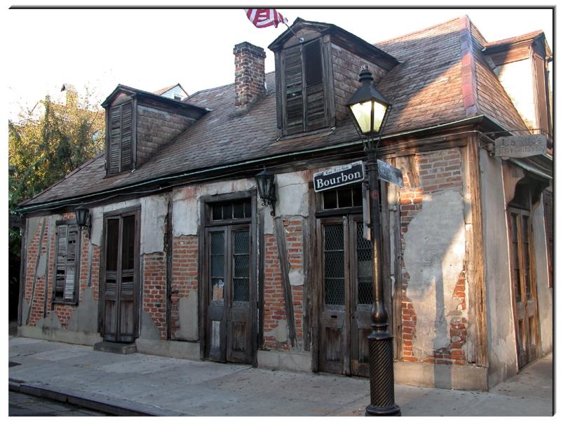 Lafitte's Black Box Lafitte's Blacksmith Shop from the book, Lafitte's