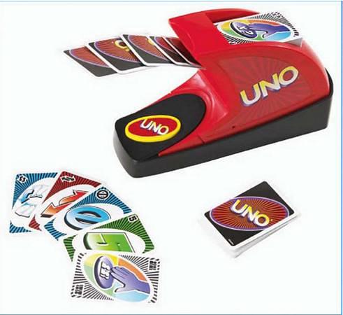 UNO Extreme jeu de société et de cartes avec distributeur de