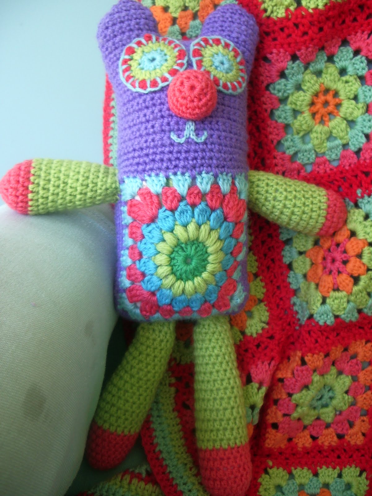 little woollie Granny Teddy.........