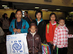 Arriving from the Refugee Camp in Thailand
