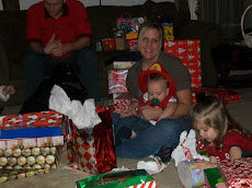 Brandi with Landon, at Christmas 2008