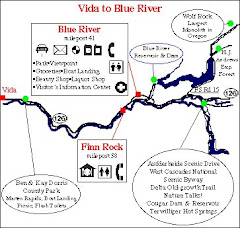 McKenzie Chamber Map: Vida to Blue River