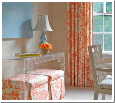 Purple House Wishlist: Blue and Orange Dining Room
