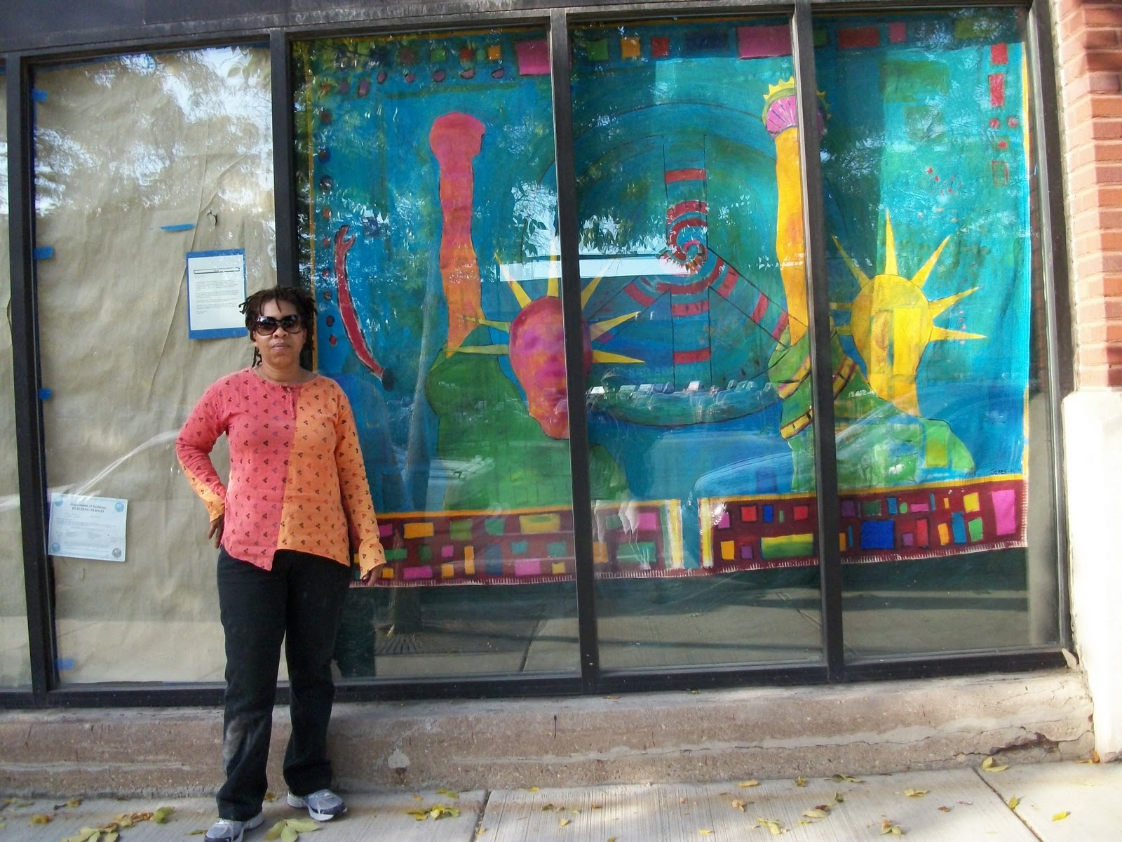 Bronzeville Lofts PopUp Gallery Installation "LIBERTY"