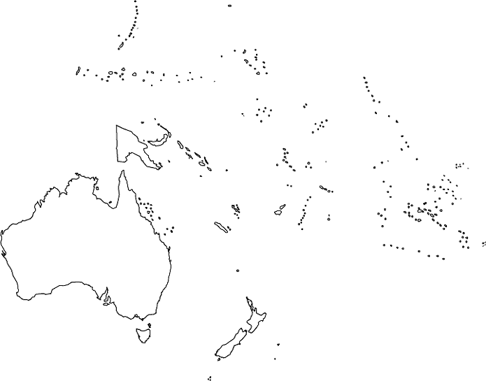 Mapas de Oceanía para colorear sin nombres - Imagui Mapas de Oceanía para colorear sin nombres - Imagui