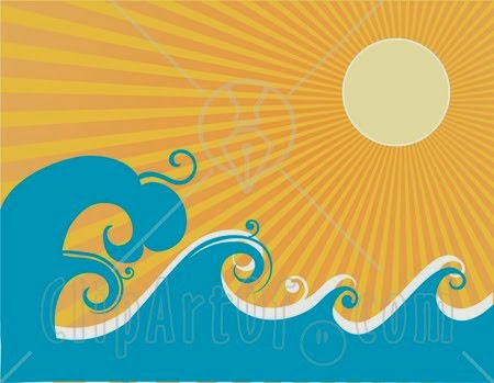 clipart sun rays. In that warm water so blue