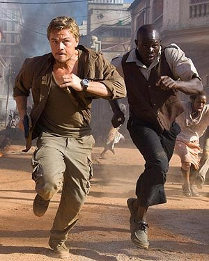 looks like Leo's running on his face rather than his feet