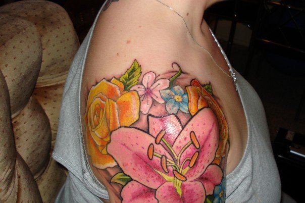Floral tattoos 