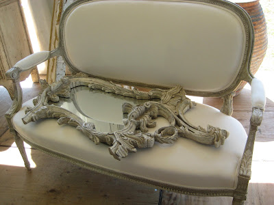 Antique French Living Round Top Texas