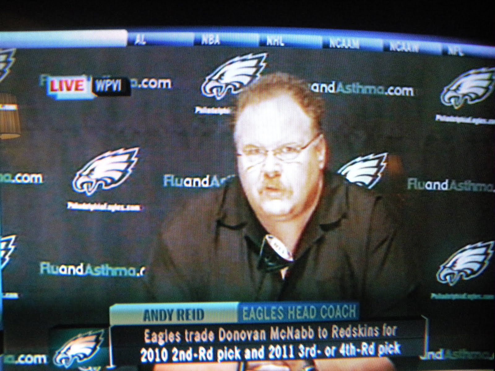Andy Reid at this press