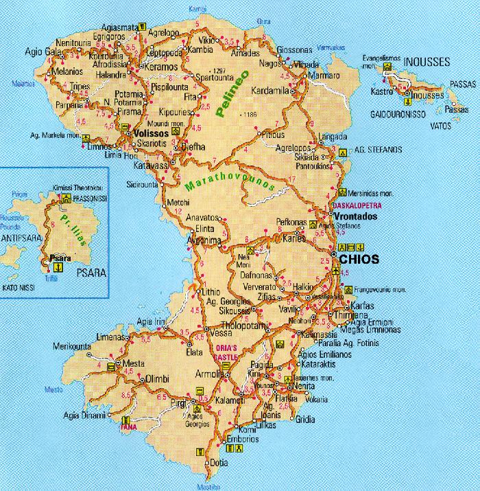 Chios Map