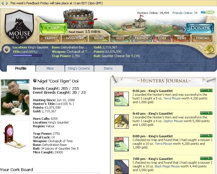 Mousehunt Eclipse Mouse