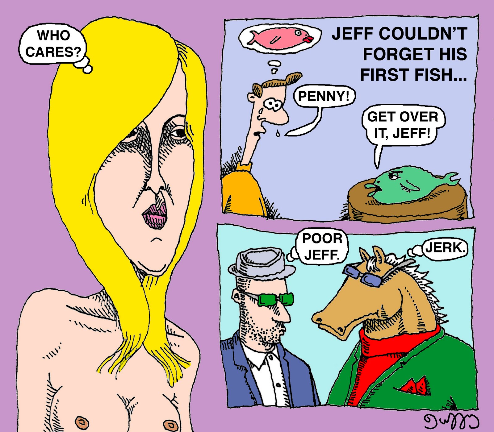 Cold Fish Cartoon