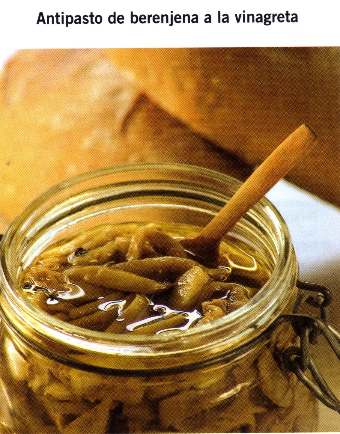 Cocina al Minuto Antipasto de berenjena a la vinagreta