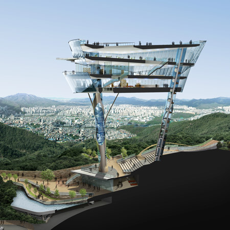 interiordesignet: Architecture Building Daewon Park Observation Tower