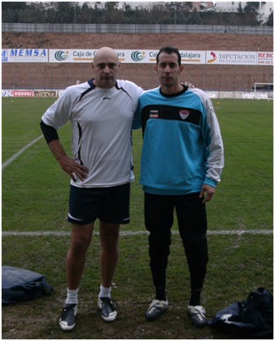 Con Alvaro Nuñez
