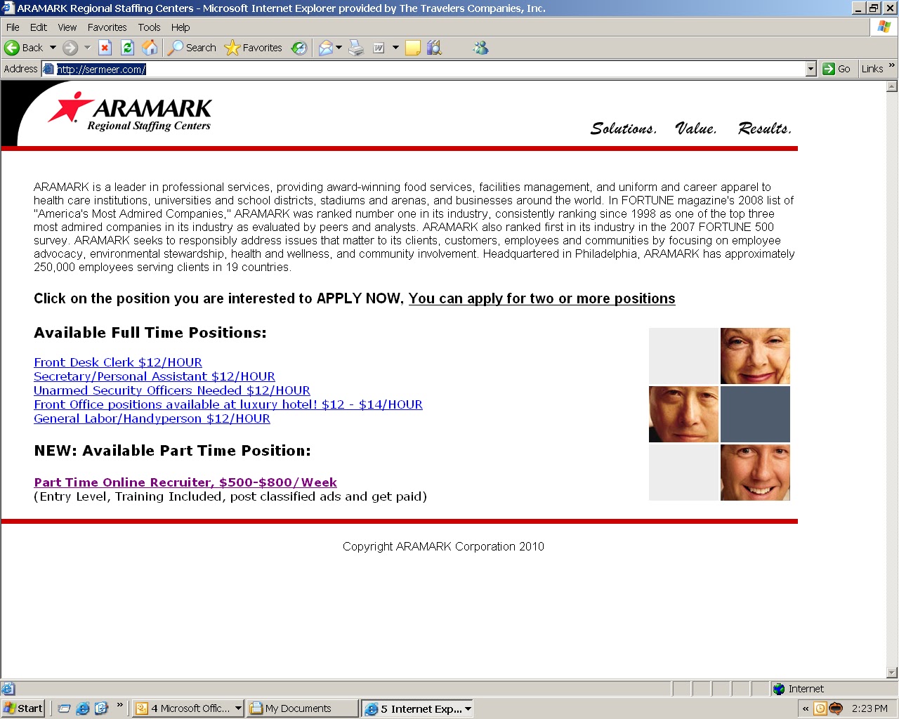 Blog By Courtney Aramark Craigslist Scam