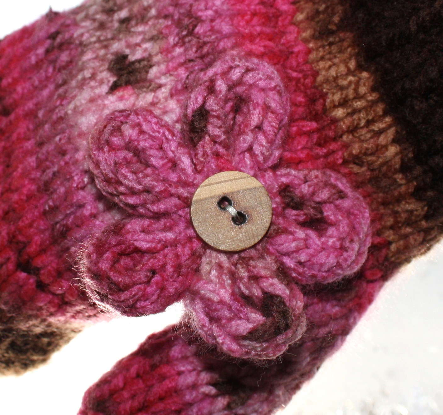knitting flower patterns