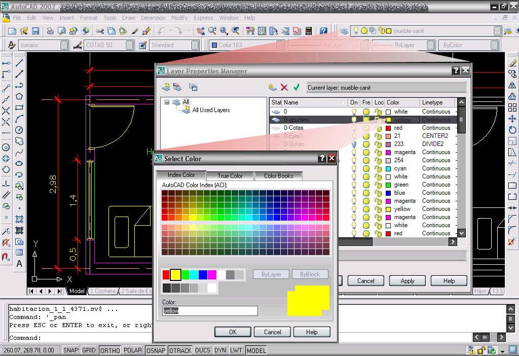 AUTOCAD Calibre, grosor o calidad de las lineas. ArquiHoy CAD