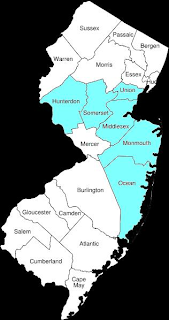 Map Of Mercer County Nj Where Is The Line Between North & South Jersey?: Mercer County Is South  Jersey!! ??