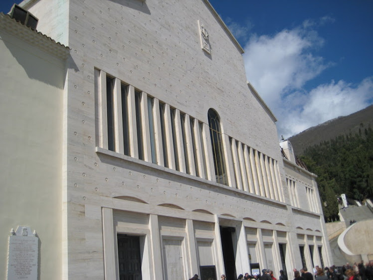 ITALY - "Our Lady of Grace Church" in the village of San Giovanni Rotundo / Padre Pio's church.