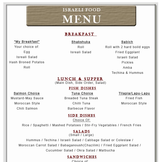 Chabad of the Philippines Kosher Food