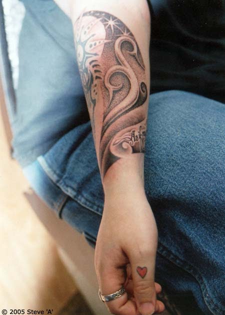 Susan Tattoo: tattoos on arm tribal