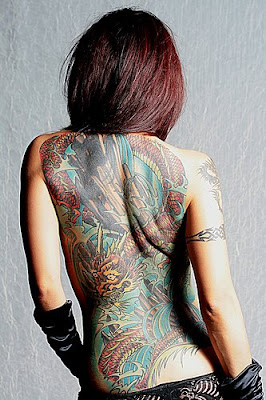 Sexy Back Dragon Tattoo 