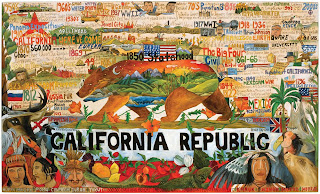 California Flag Art