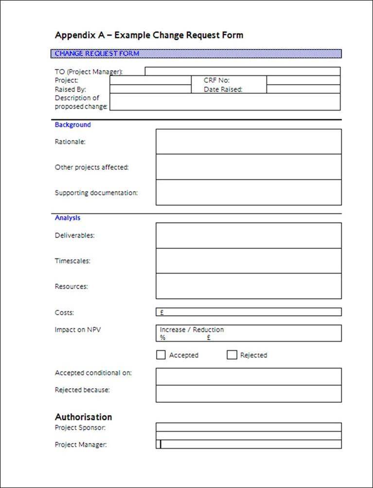 change request form template change request form change request form template change request form