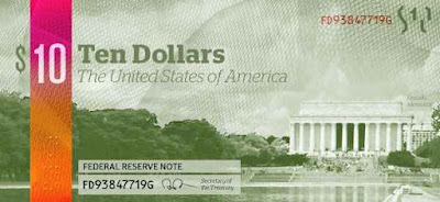 Новые, долларовые, купюры, США, mew, banknotes, FRS, Federal Reserve,Bank, banknotes, new, dollars, USA