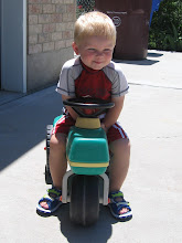 Luke on His Tractor!