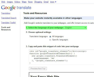 Memasang gadget translate bahasa pada blog Tools+-+Google+Translate_1264060864304