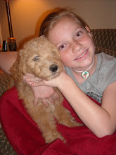 Caroline and Golden Puppy...2010