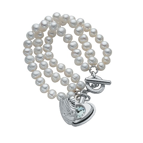 Pearl Bracelet Watch
