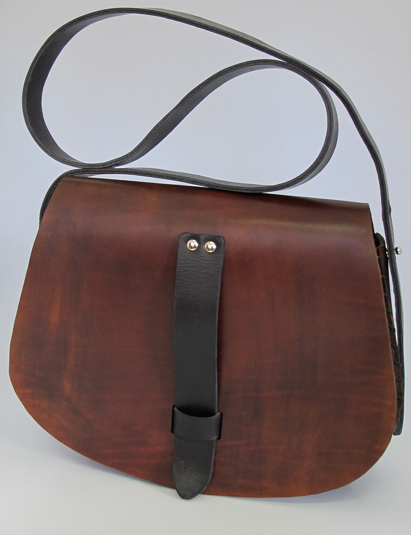MorvenMulgrew Hand Dyed Hand Stitched Leather Bag