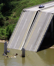 Collapsed bridge