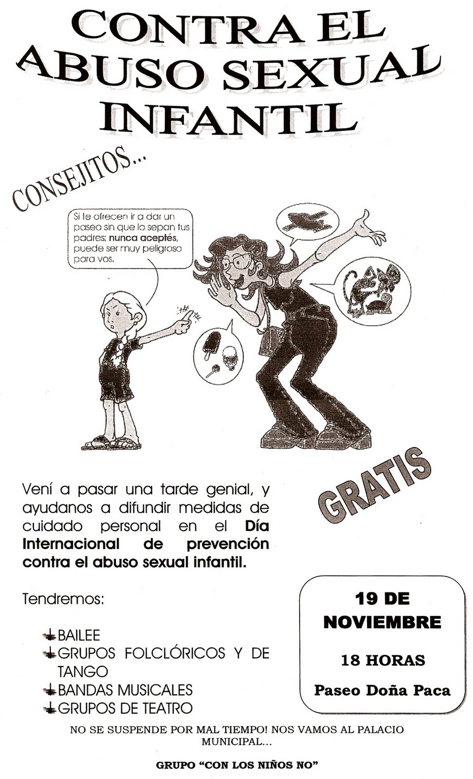 CAMPAÑA REALIZADA EL 19 DE NOVIEMBRE EN ZAPALA