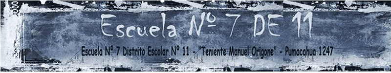 Escuela Nº 7 DE 11