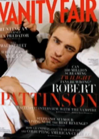 Robert Pattinson Reveals Sexy Cover/Pics & Relationship W/ Kristen Stewart On 2009 Vanity Fair December Issue